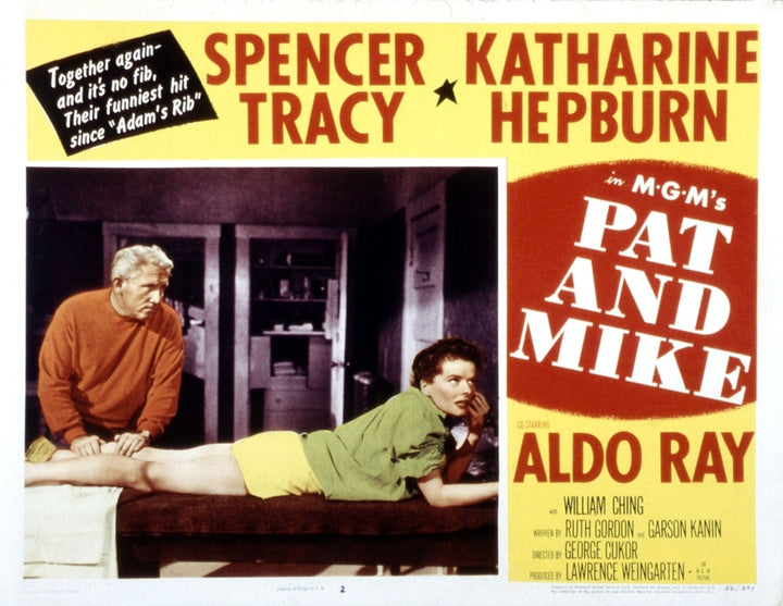 Pat And Mike Spencer Tracy Katharine Hepburn 1952 Movie Poster Masterprint Image 1