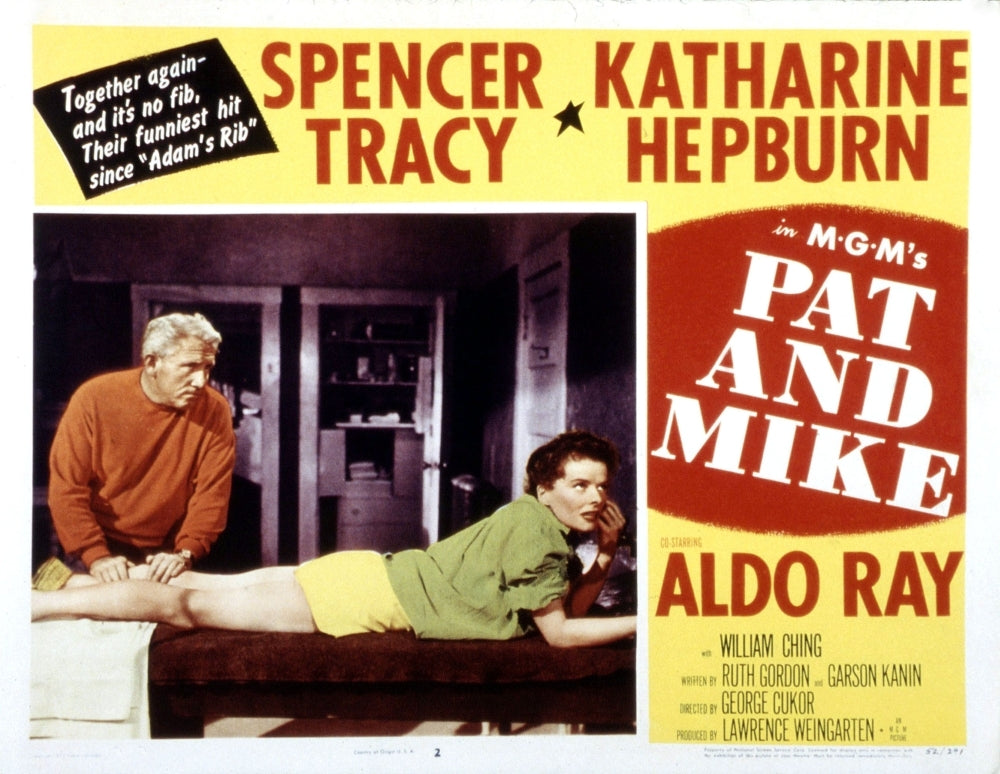 Pat And Mike Spencer Tracy Katharine Hepburn 1952 Movie Poster Masterprint Image 2