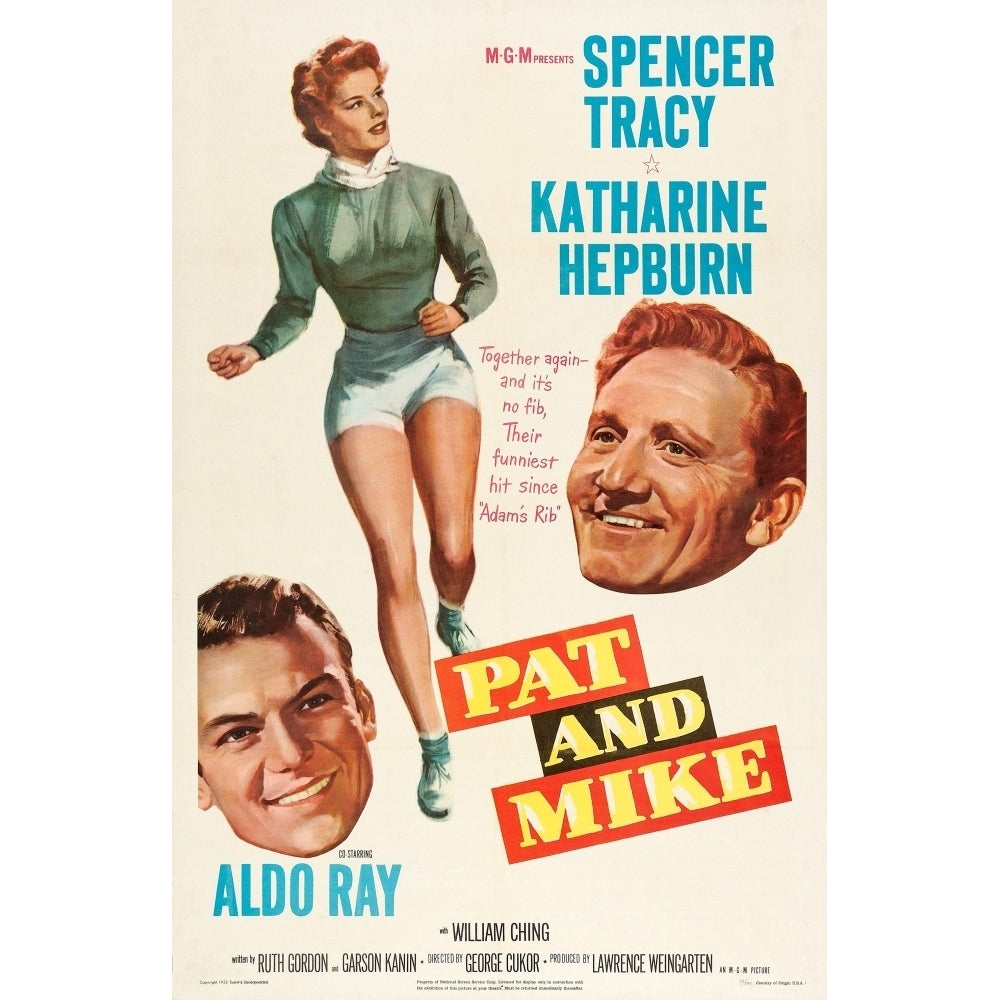 Pat And Mike U Movie Poster Masterprint Image 2