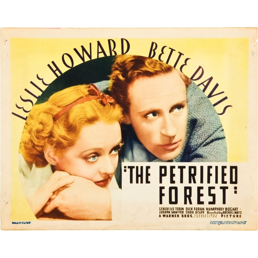 The Petrified Forest Bette Davis Leslie Howard 1936 Movie Poster Masterprint Image 1