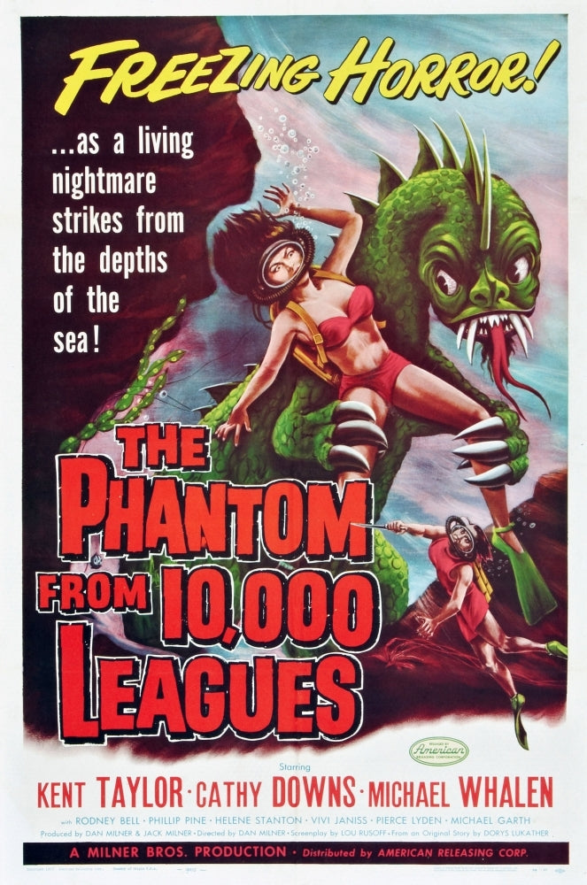 The Phantom From 10000 Leagues Us Poster Art 1956 Movie Poster Masterprint Image 1