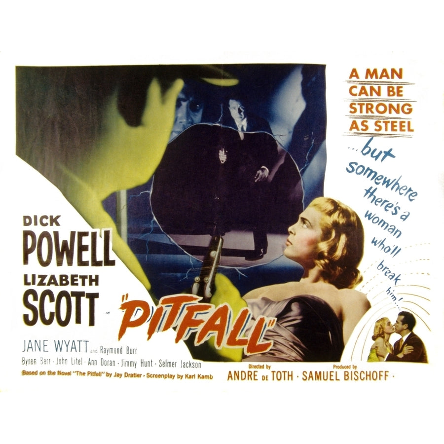 Pitfall Dick Powell Lizabeth Scott 1948 Movie Poster Masterprint Image 1