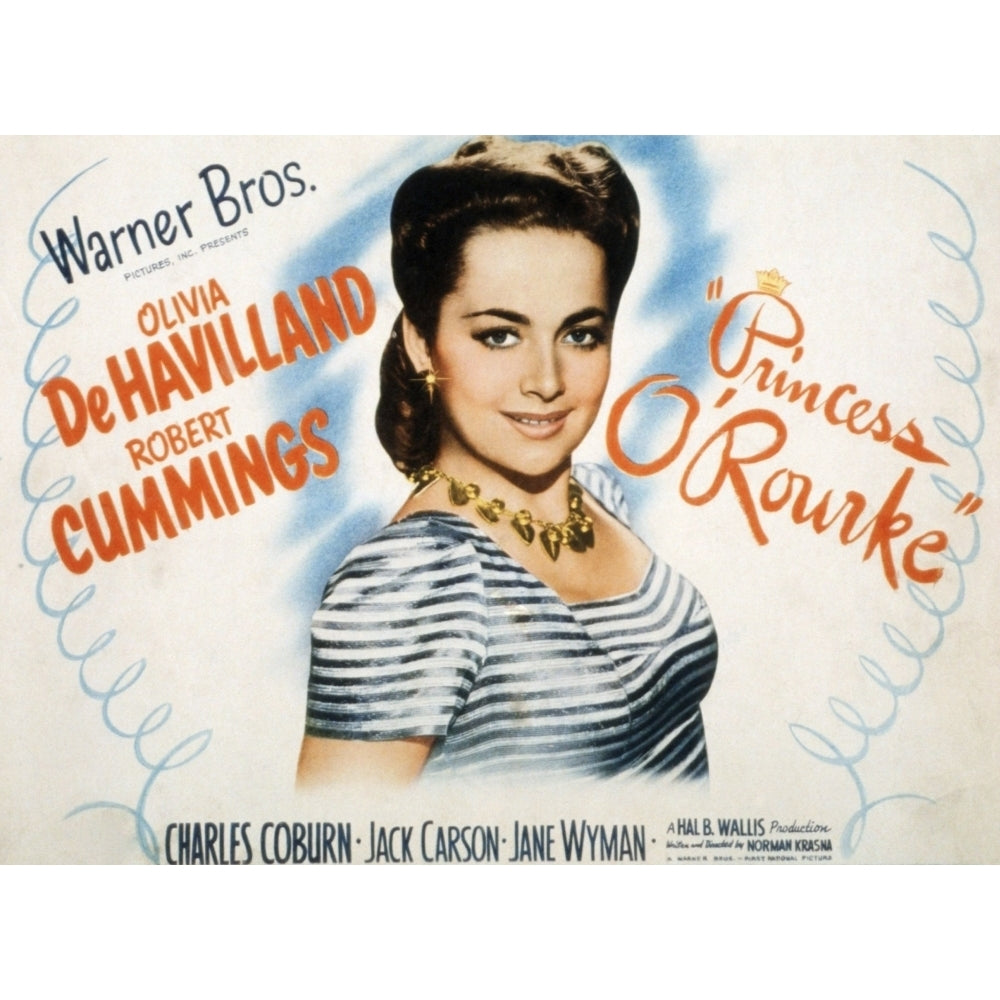 Princess ORourke Olivia De Havilland 1943 Movie Poster Masterprint Image 1