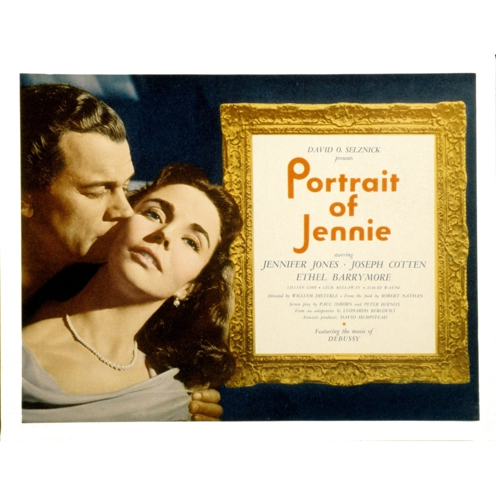 Portrait Of Jennie Joseph Cotten Jennifer Jones 1948. Movie Poster Masterprint Image 2