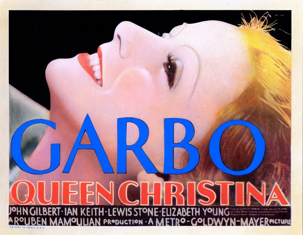 Queen Christina Greta Garbo 1933 Movie Poster Masterprint Image 1