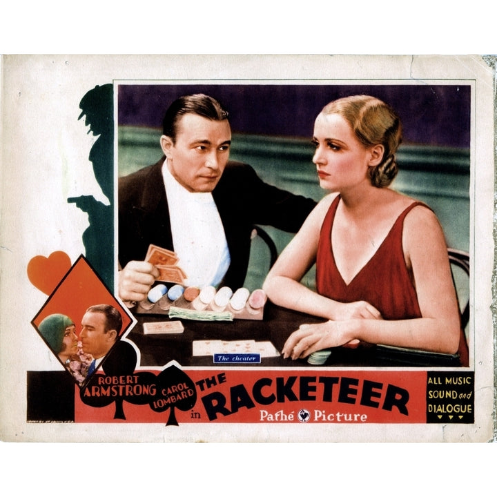 The Racketeer From Left Robert Armstrong Carole Lombard 1929 Movie Poster Masterprint Image 1