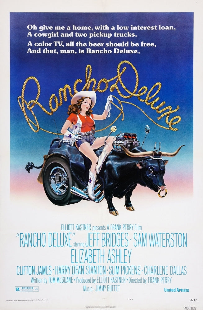 Rancho Deluxe Us Poster Art Elizabeth Ashley 1975 Movie Poster Masterprint Image 1