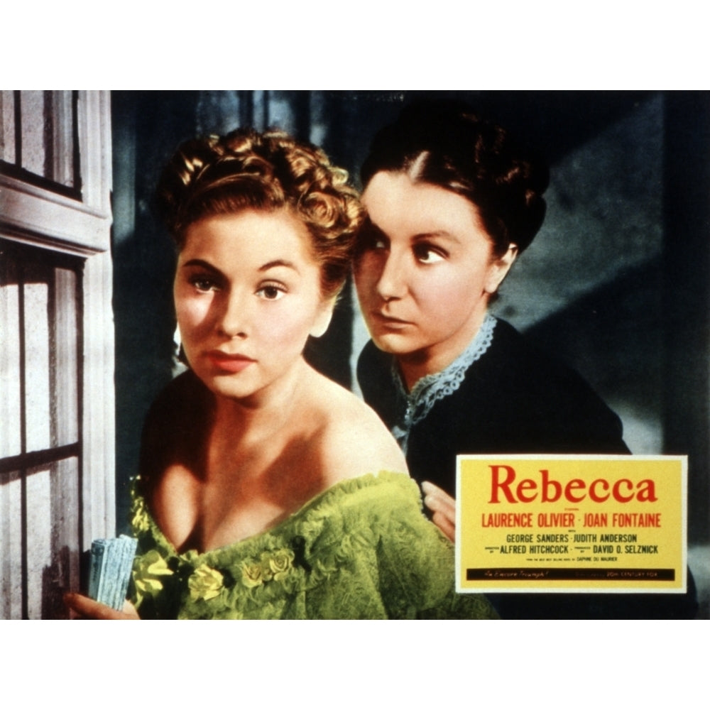 Rebecca From Left: Joan Fontaine Judith Anderson 1940 Movie Poster Masterprint Image 2