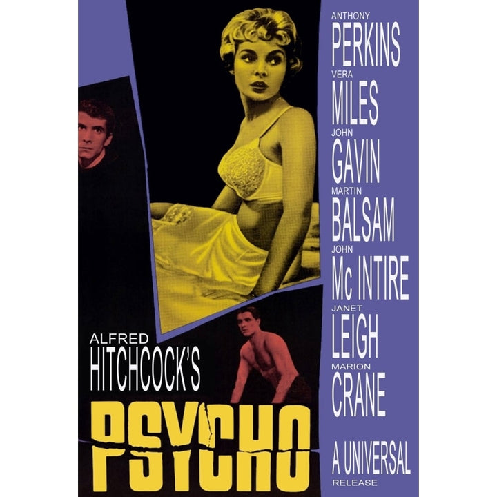 Psycho Anthony Perkins Janet Leigh John Gavin 1960 Movie Poster Masterprint Image 1