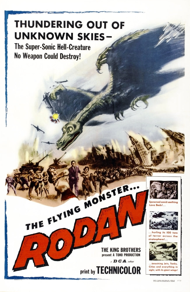 Rodan 1957 Poster Art Movie Poster Masterprint Image 1