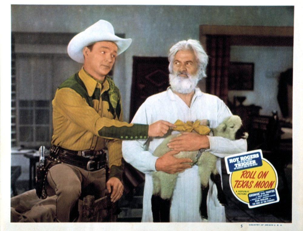 Roll On Texas Moon Roy Rogers Gabby Hayes 1946 Movie Poster Masterprint Image 1