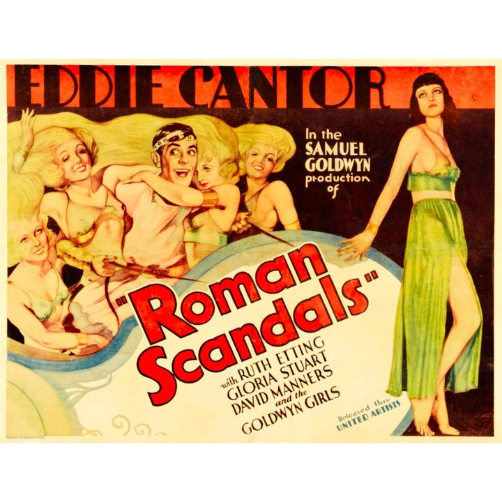 Roman Scandals Lobbycard Eddie Cantor 1933 Movie Poster Masterprint Image 2