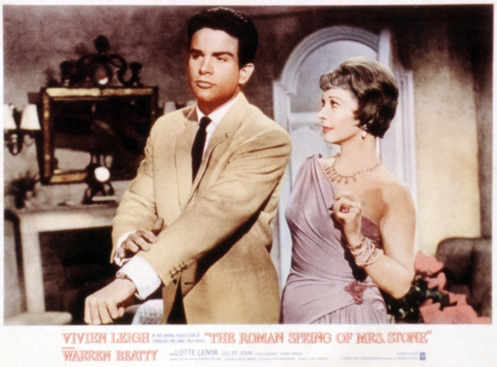 The Roman Spring Of Mrs. Stone Warren Beatty Vivien Leigh 1961. Movie Poster Masterprint Image 1