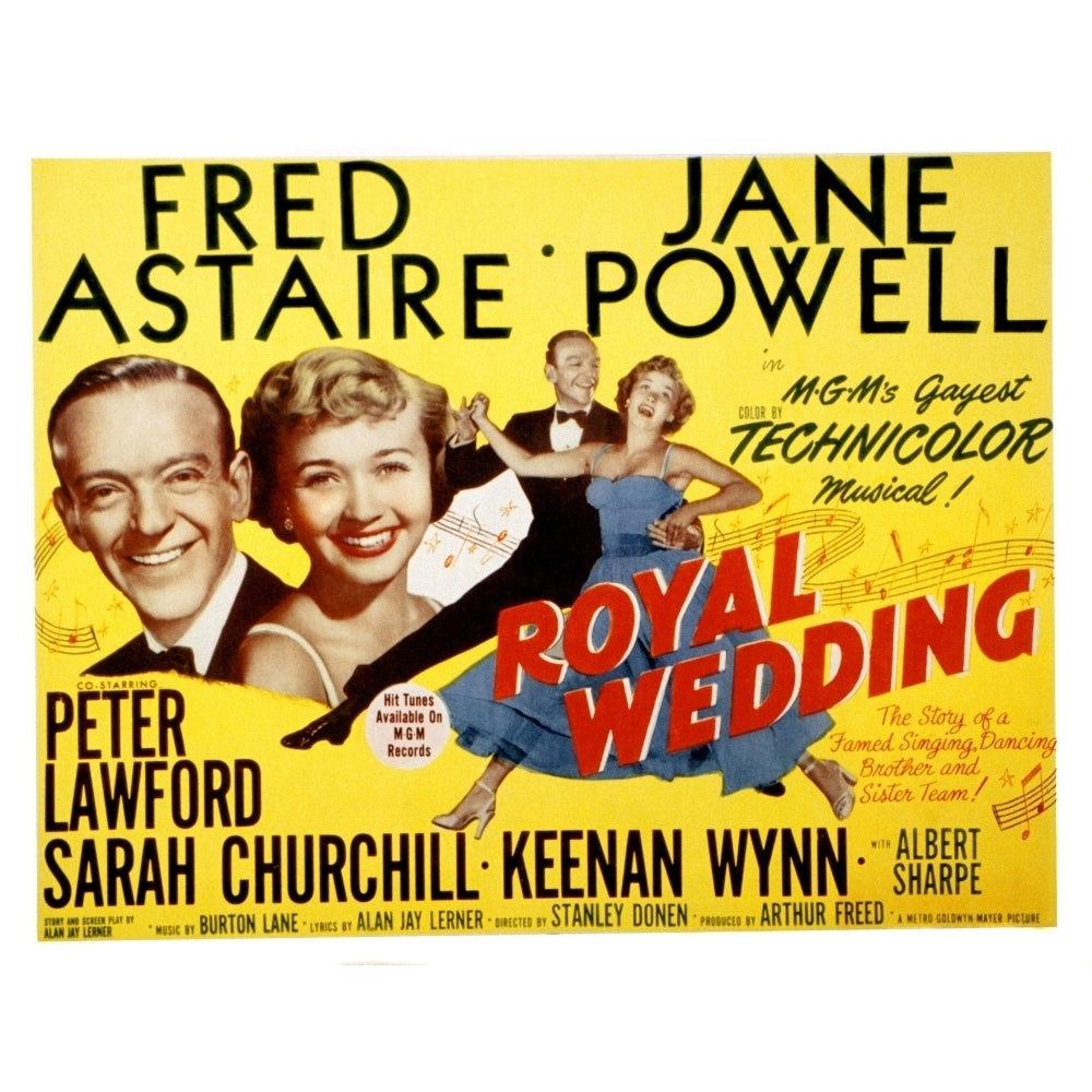 Royal Wedding Fred Astaire 1951. Movie Poster Masterprint Image 2