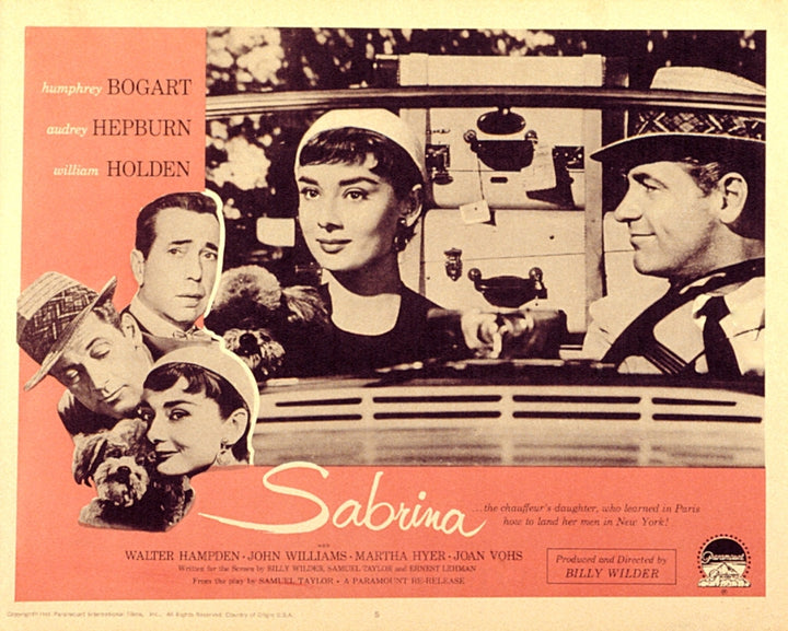 Sabrina Audrey Hepburn William Holden 1954 Movie Poster Masterprint Image 1