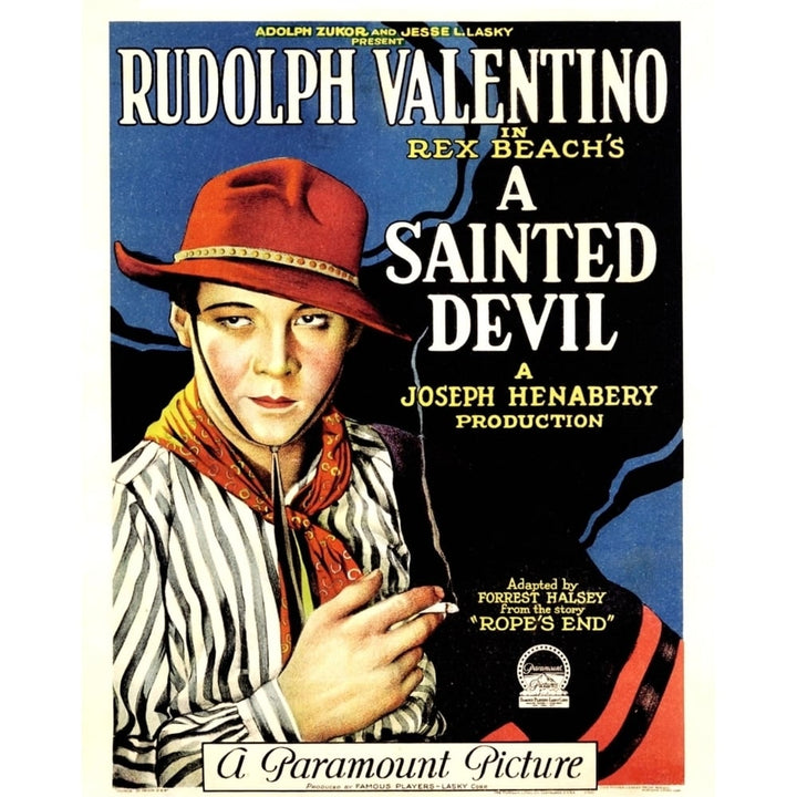 A Sainted Devil Rudolph Valentino 1924 Gaucho Movie Poster Masterprint Image 1