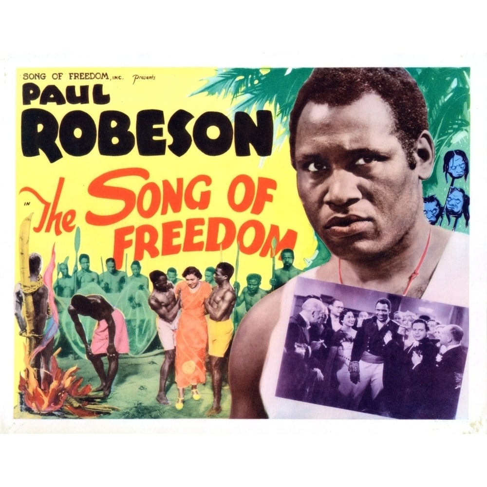 Song Of Freedom Us Poster Paul Robeson 1936 Movie Poster Masterprint Image 1