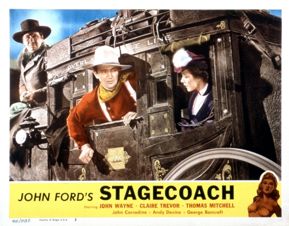 Stagecoach From Left: George Bancroft John Wayne Louise Platt 1939 Movie Poster Masterprint Image 1