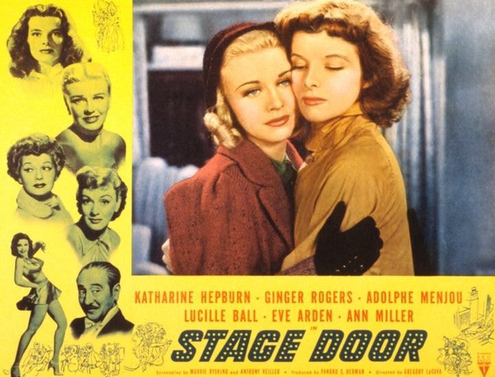 Stage Door Ginger Rogers Katharine Hepburn 1937. Movie Poster Masterprint Image 1