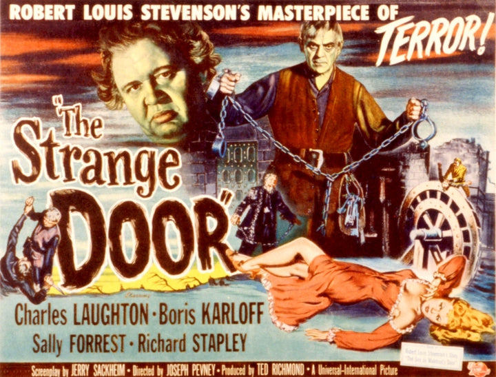 The Strange Door Charles Laughton Boris Karloff Sally Forrest 1951 Movie Poster Masterprint Image 1