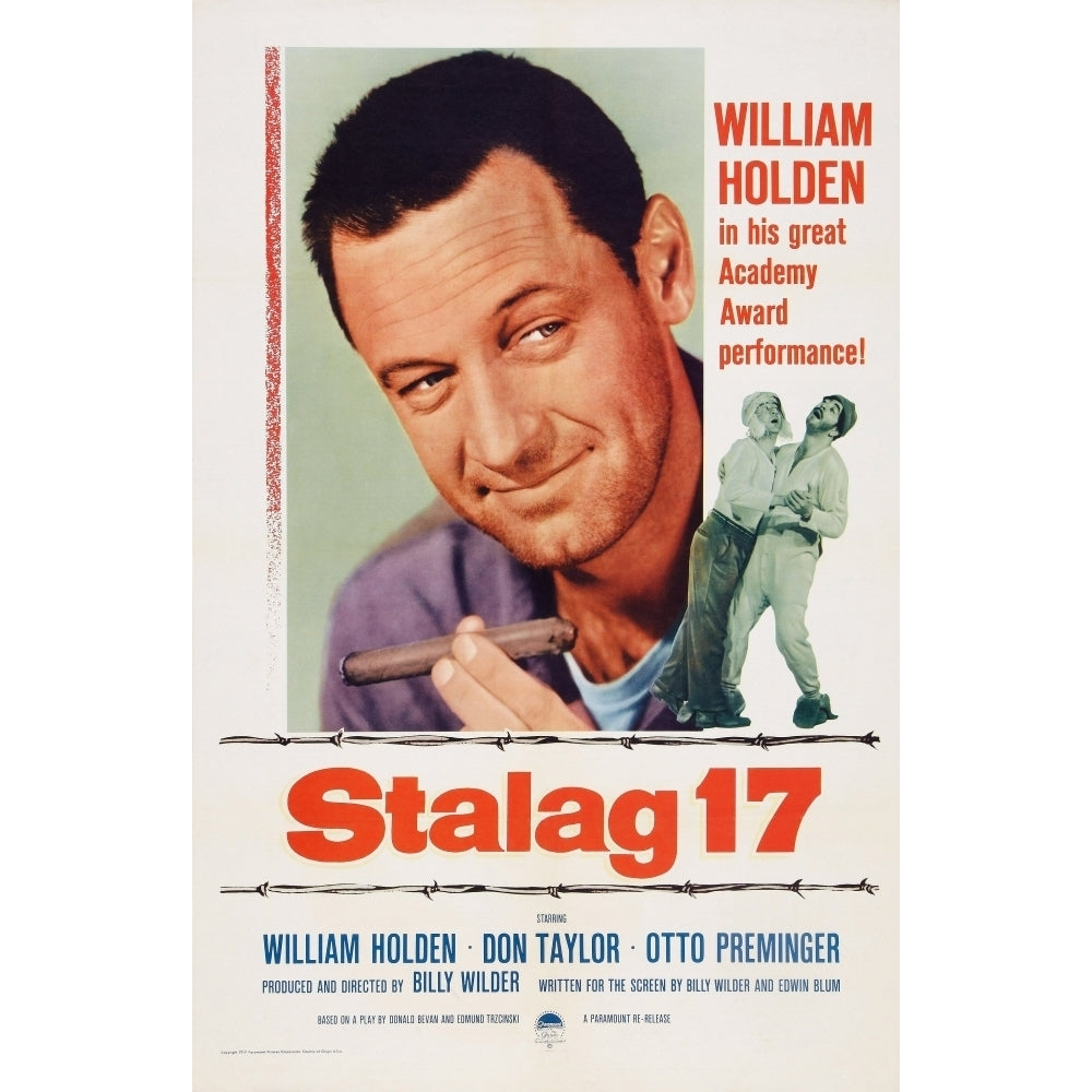 Stalag 17 Us Poster Art William Holden 1953 Movie Poster Masterprint Image 2