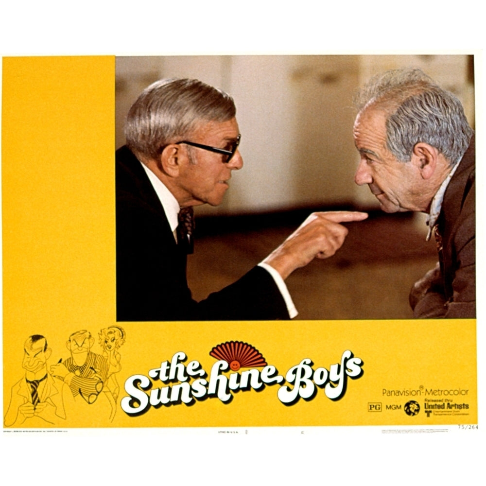 Sunshine Boys The George Burns Walter Matthau 1975 Movie Poster Masterprint Image 2