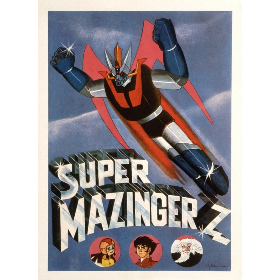 Super Mazinger Z Us Spanish Language Poster Art 1973 Movie Poster Masterprint Image 1