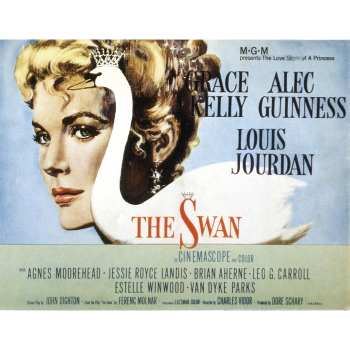 The Swan Us Poster Art Grace Kelly 1956 Movie Poster Masterprint Image 2