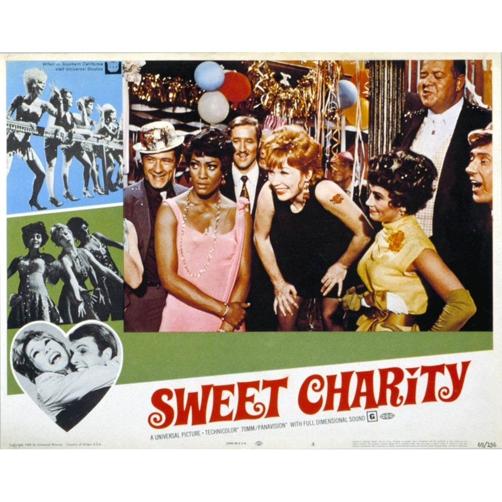 Sweet Charity Paula Kelly Shirley Maclaine Chita Rivera 1969 Movie Poster Masterprint Image 2