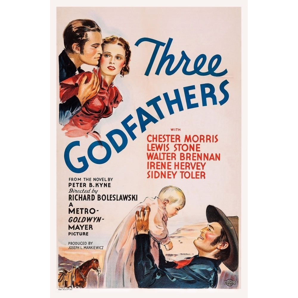 Three Godfathers Movie Poster Masterprint Image 2