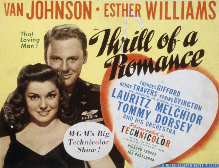 Thrill Of A Romance Esther Williams Van Johnson 1945 Movie Poster Masterprint Image 1