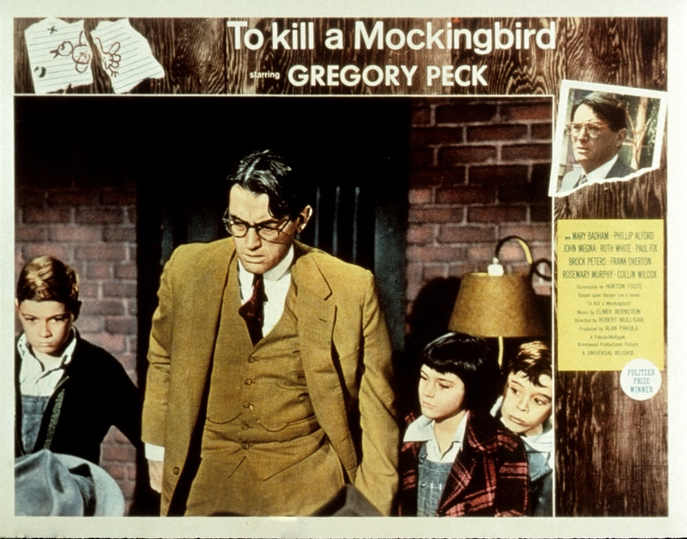 To Kill A Mockingbird Gregory Peck Mary Badham Philip Alford 1962 Movie Poster Masterprint Image 1