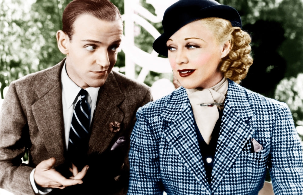 Top Hat From Left: Fred Astaire Ginger Rogers 1935 Photo Print Image 1