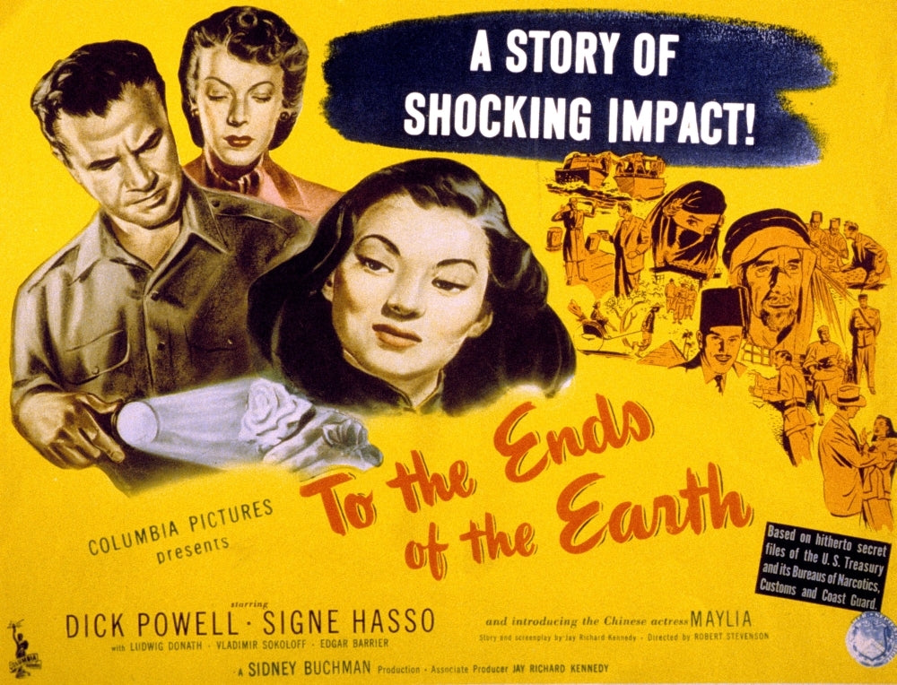 To The Ends Of The Earth Dick Powell Signe Hasso Maylia 1948 Movie Poster Masterprint Image 1