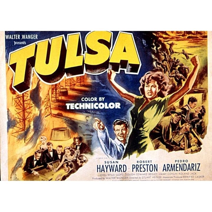 Tulsa Robert Preston Susan Hayward 1949 Movie Poster Masterprint Image 1