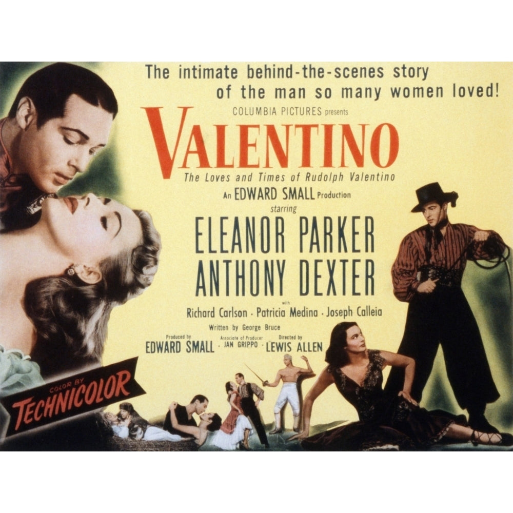 Valentino Anthony Dexter Eleanor Parker Patricia Medina 1951 Movie Poster Masterprint Image 2