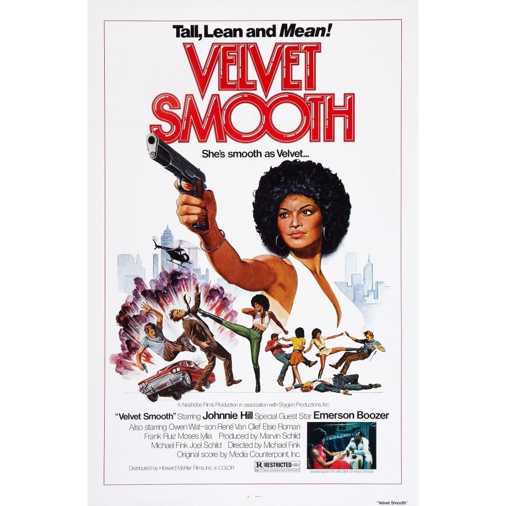 Velvet Smooth Us Poster Art Johnnie Hill Emerson Boozer 1976 Movie Poster Masterprint Image 1