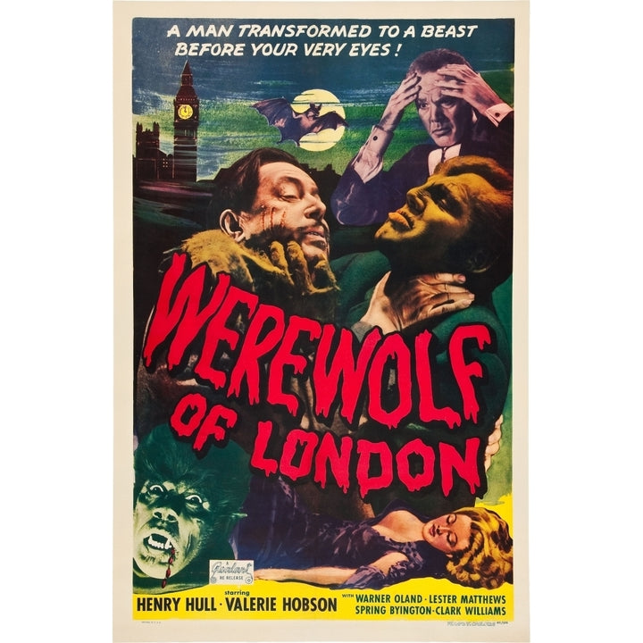 Werewolf Of London Warner Oland Henry Hull 1935 Movie Poster Masterprint Image 1