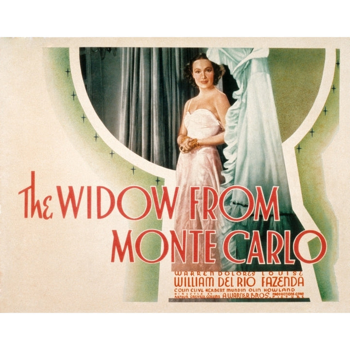 The Widow From Monte Carlo Dolores Del Rio 1935 Movie Poster Masterprint Image 2