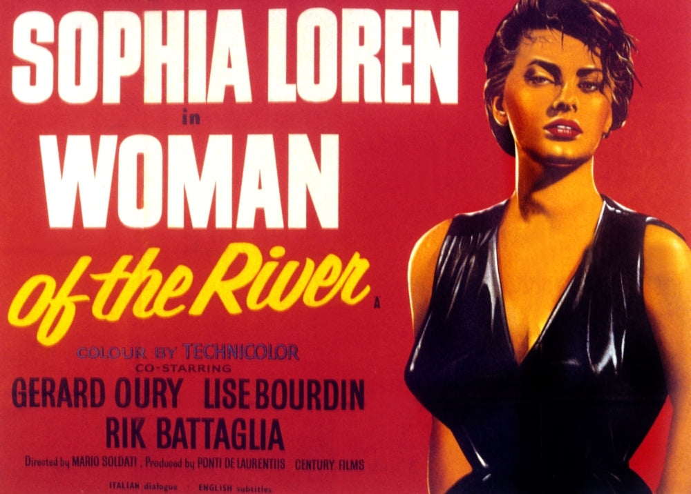 Woman Of The River Sophia Loren 1955 Movie Poster Masterprint Image 1