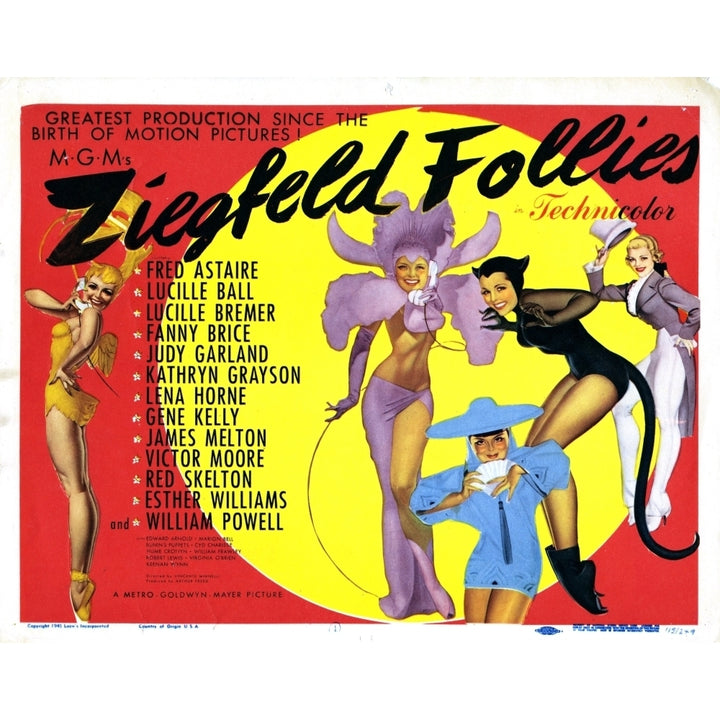 Ziegfeld Follies 1945 Movie Poster Masterprint Image 2