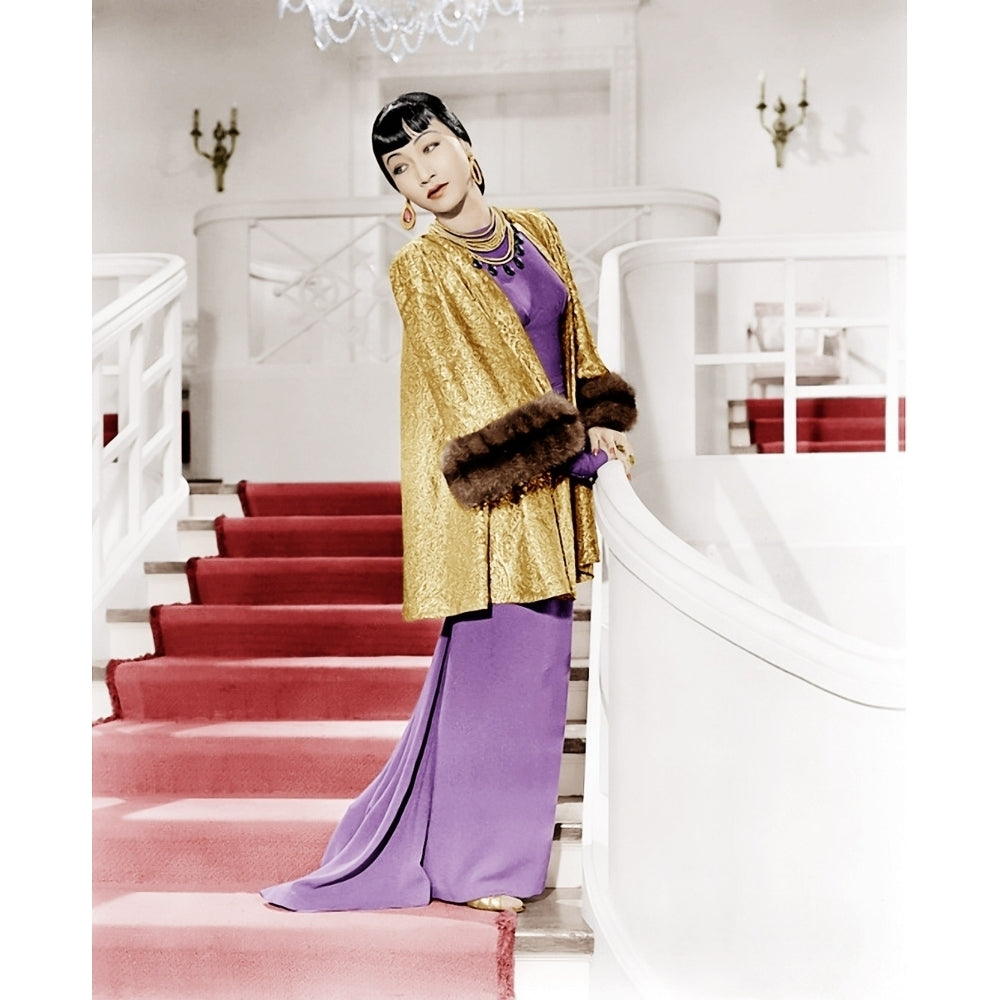 Anna May Wong In A Dress Designed By Edith Head 1937 Photo Print Image 2