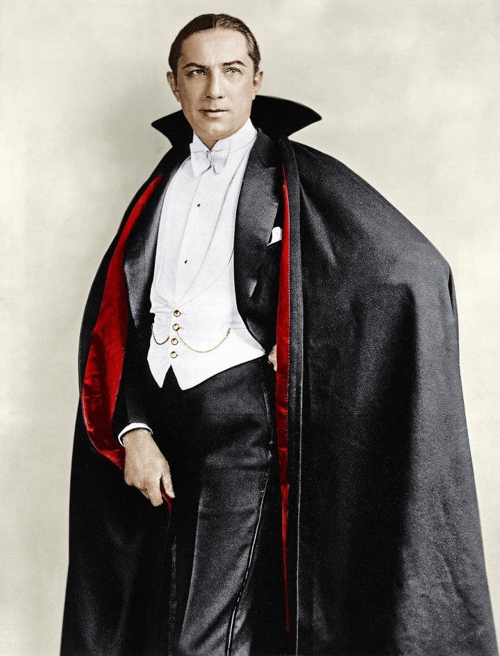 Bela Lugosi Dressed In Costume For His Role In The Broadway Play Dracula 1927-1928 Photo Print Image 1