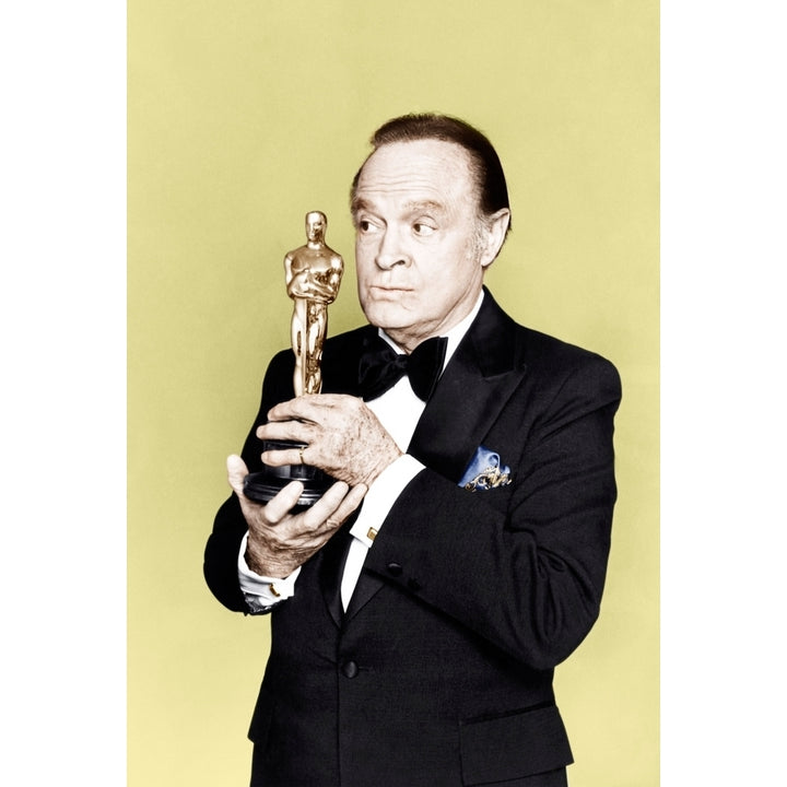 Bob Hope Holds An Oscar Statuette Ca. 1970S Photo Print Image 2