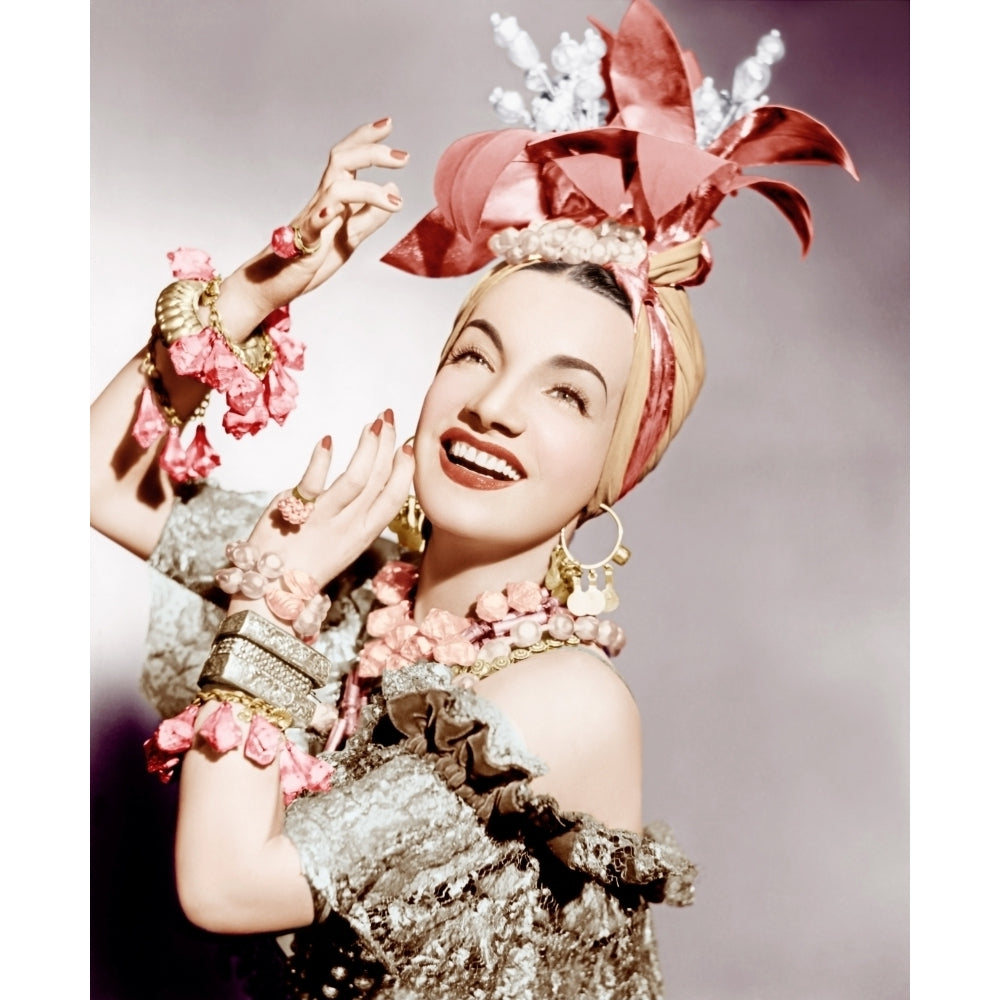 Carmen Miranda Ca. Early 1940S Photo Print Image 1