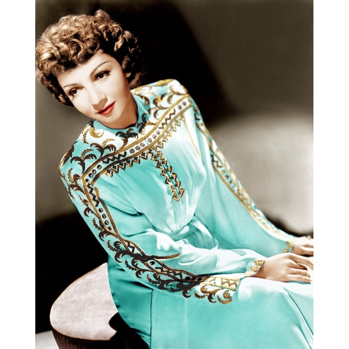 Claudette Colbert Ca. 1940S Photo Print Image 2