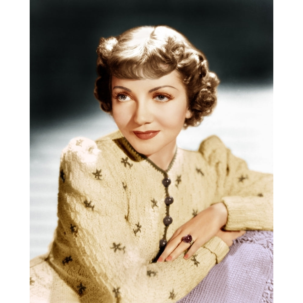 Claudette Colbert Ca. 1939 Photo Print Image 2