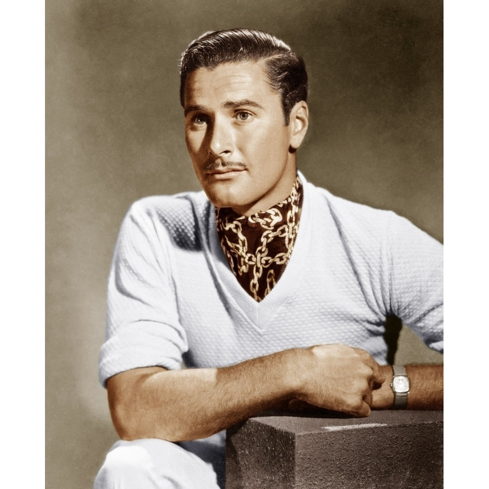 Errol Flynn Circa 1937 Photo Print Image 1