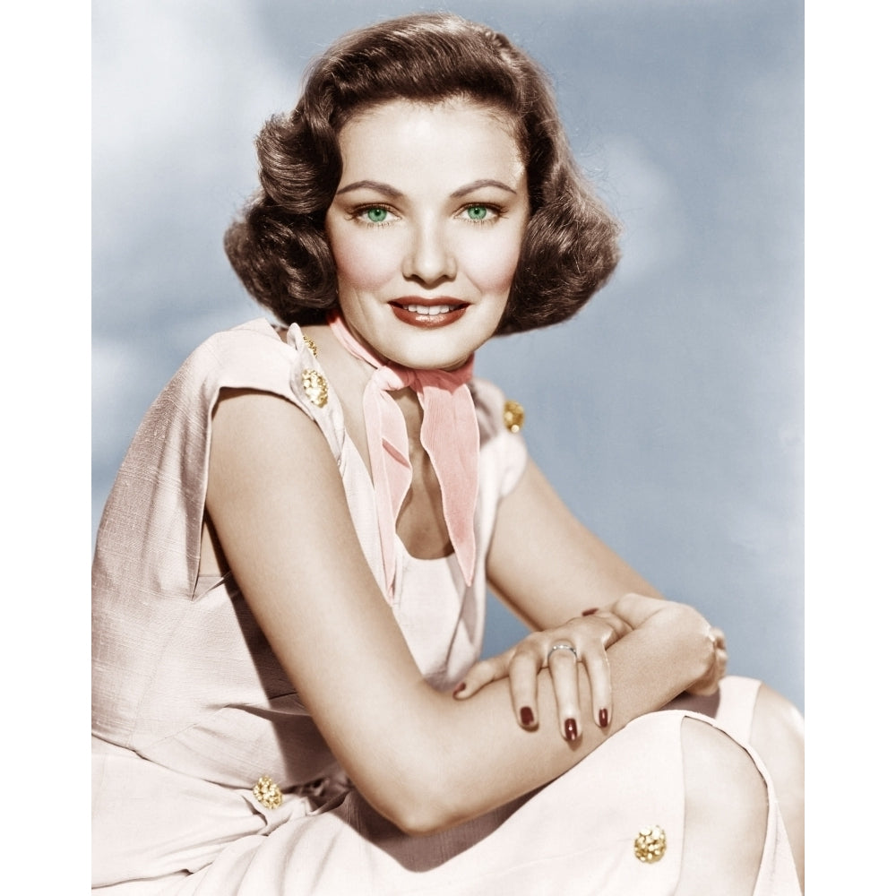 Gene Tierney Ca. 1950 Photo Print Image 1