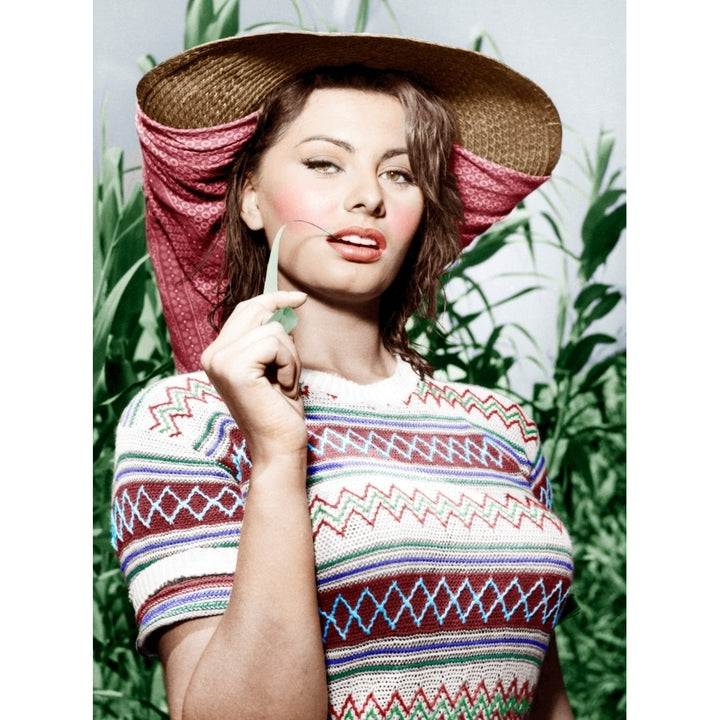 Sophia Loren Ca. 1956 Photo Print Image 1